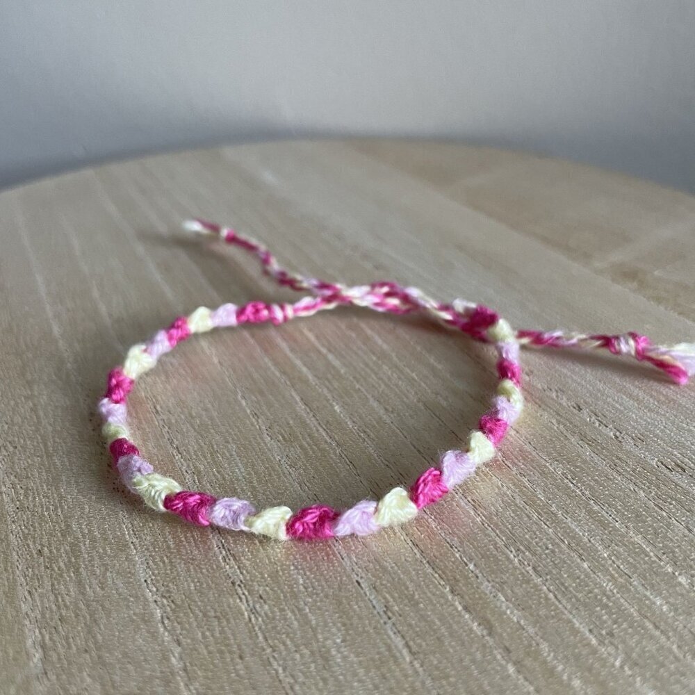 Apple Bracelet, anklet, trendy, comfortable, tie, embroidery thread, woven, gift